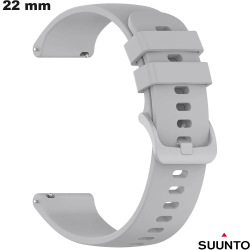 Bracelet Caoutchouc Gris pour montre Suunto 22mm