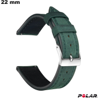 Bracciale Verde orologio intelligente in Pelle vera Polar di qualità