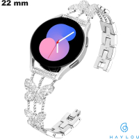 Vente Bracelet de smartwatch Papillon 22 mm Argenté Haylou