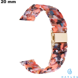 Pulseira de Resina Haylou 20 mm smartwatch Multicolorida