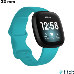 Bracelet 22mm FitBit petit prix montre Vert Caoutchouc