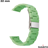 Bracelet montre 22mm Résine Suunto Vert ● Envoi en 24h