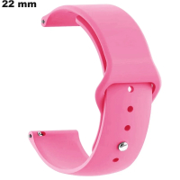Armband 22mm Silikon Uhr Rosa: Versand in 24h