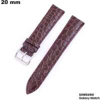 Armband Braun Echtes Leder Krokodilprägung Samsung günstig