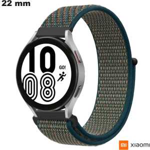 Armband Xiaomi Groen voor smartwatch Stof Krassen 22mm van kwaliteit Armband Xiaomi Groen voor smartwatch Stof Krassen 22mm van kwaliteit