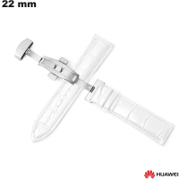 Echte Leder Smartwatch Armband Huawei Weiß 22 mm kaufen