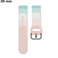 Bracelet Caoutchouc pour montre Motif 20mm
