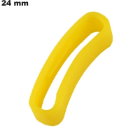 Loop 24mm  Caoutchouc Jaune de montre | Qualité Premium