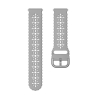 Comprar Pulsera Gris de smartwatch Fossil de Caucho de 22 mm