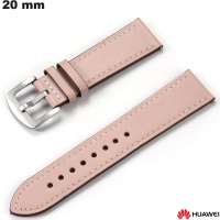 Verkauf von Huawei Smartwatch-Armband aus echtem Leder Rosa 20 mm