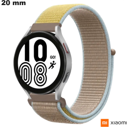 Bracelet Beige de montre connectée 20 mm Tissu Xiaomi