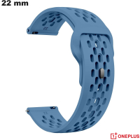 Bracelet Caoutchouc de smartwatch 22 mm OnePlus Bleu de qualité