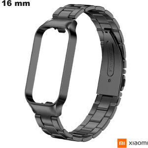 Bracelete de Aço Inoxidável Xiaomi Relógio Inteligente Preto Barato Bracelete de Aço Inoxidável Xiaomi Relógio Inteligente Preto Barato