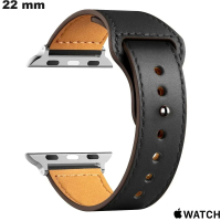 Bracciale 22 mm Nero Acciaio Inossidabile Apple Watch orologio economico