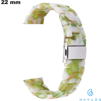 Bracelet de montre intelligente Haylou Résine 22 mm Vert pas cher