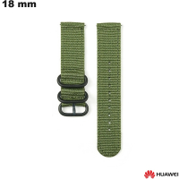 Armband 18 mm Tissu Huawei für Smartwatch Grün - Schneller Versand