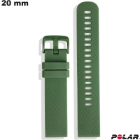 Braccialetto in Silicone Verde 20 mm per smartwatch Polar # Port a 3,99€