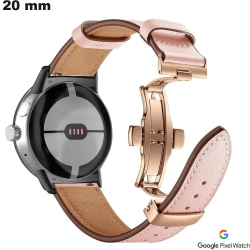 Bracelet montre intelligente Cuir véritable Google Pixel