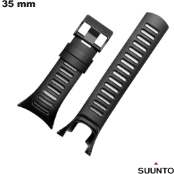 Armband 35 mm Schwarz Gummi Suunto für Uhr