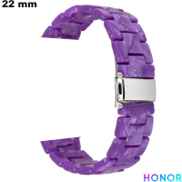 Bracelet Résine Violet montre Honor 22 mm