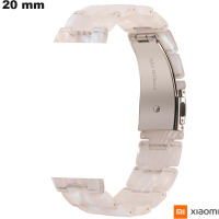 Bracelete de Resina para Relógio Conectado Branco 20mm Xiaomi barato