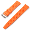 Venta de Pulsera de 22mm Naranja para smartwatch de Caucho Fossil