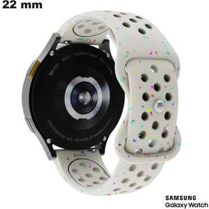 Bracciale in gomma 22mm bianco Samsung per orologio di qualità