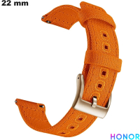 Vente Bracelet montre connectée vintage Orange Honor Textile