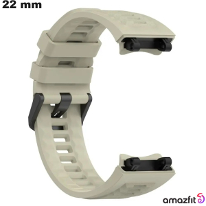Pulsera de 22 mm Gris de Caoutchouc para reloj Amazfit de calidad