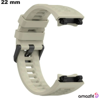 Bracciale 22mm Grigio Caoutchouc per orologio Amazfit di qualità