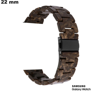 Bracelet Résine Marron de smartwatch Samsung 22 mm de qualité
