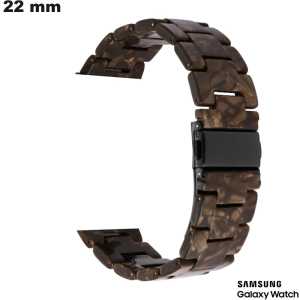 Pulseira de Resina Marrom para smartwatch Samsung 22 mm de qualidade