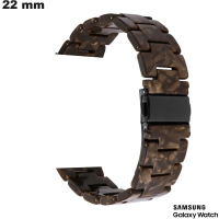 Bracelet Résine Marron de smartwatch Samsung 22 mm de qualité