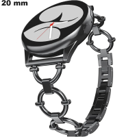 Pulsera para reloj 20mm Acero inoxidable Negro / Expedición 24h