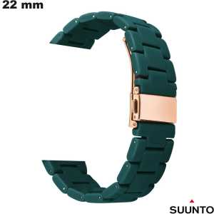Bracelet Résine Vert 22 mm de montre intelligente Suunto de qualité