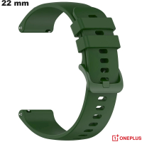 Brassard OnePlus Verde de Borracha para Relógio 22 mm Barato