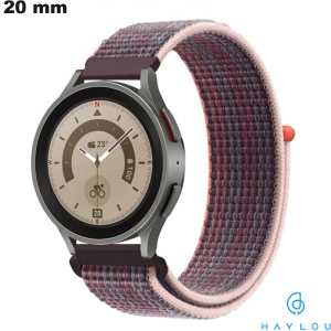 Pulsera Haylou de reloj Nylon 20mm Violeta: Entrega Rápida