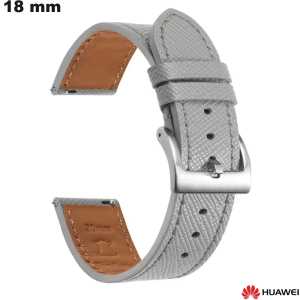Comprar Bracelete de 18 mm em Couro Cinza Verdadeiro para Relógio Huawei Comprar Bracelete de 18 mm em Couro Cinza Verdadeiro para Relógio Huawei