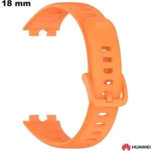 Bracelet Caoutchouc Huawei Orange 18mm montre | Port Gratuit dès 20€
