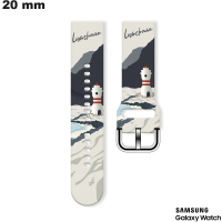 Smartwatch-Armband aus Silikon 20 mm für Samsung von hoher Qualität