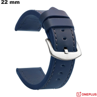 Armband OnePlus Faux Leder 22 mm für Uhr Blau kaufen