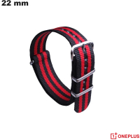 Bracciale Nylon OnePlus orologio Nero 22mm | Spedizione Veloce
