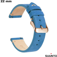 Verkoop Suunto Horloge Band Echte Leren Blauw 22mm