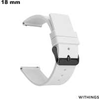 Armband Weiß Withings für 18mm Marathon-Uhr günstig