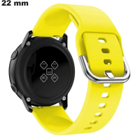 Armband Gelb für 22 mm Silikon Fitnessuhr kaufen