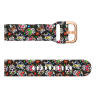 Armband Zwart Silica 22mm Tête de Honor: Snelle Levering