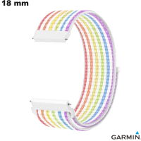 Braccialetto Multicolore Durevole Nylon 18 mm per orologi Garmin economico