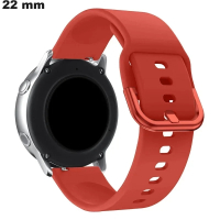 Armbanduhr Antisueur Gummi 22 mm Rot für Qualitätsuhr