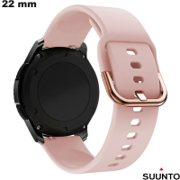 Venta de pulsera de silicona para reloj inteligente rosa Suunto 22mm