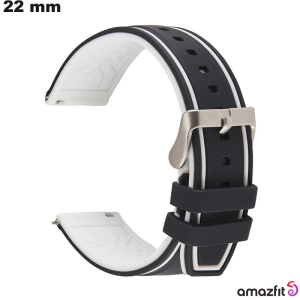 Bracciale Amazfit Nero per smartwatch in gomma economico